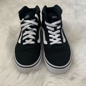 Black Hightop Women’s Vans Size 8.5